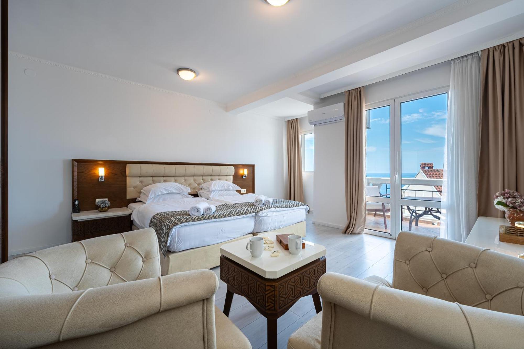 Hotel Adrovic Sveti Stefan Bagian luar foto