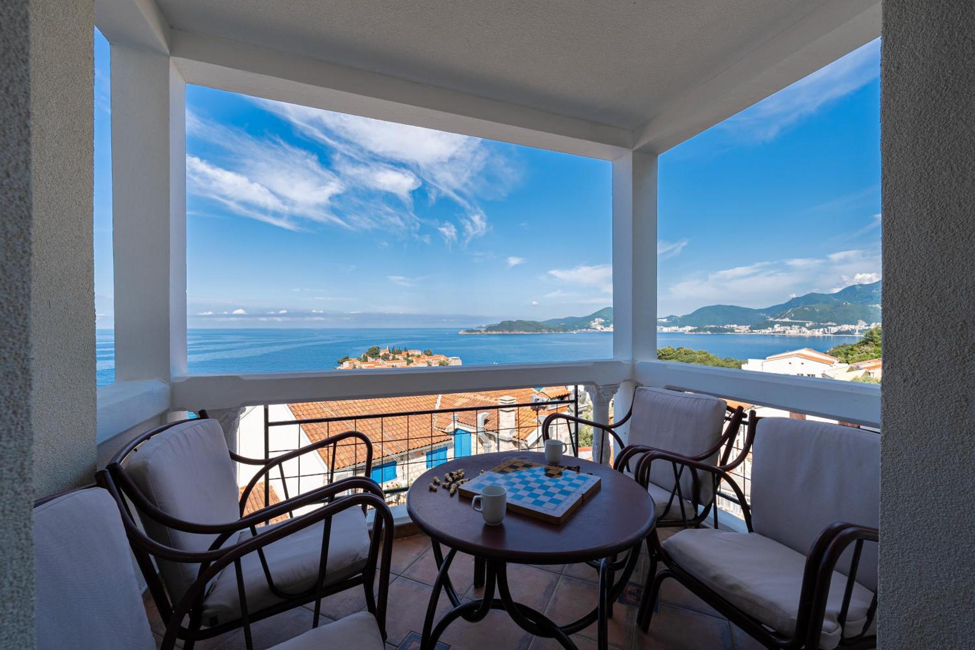 Hotel Adrovic Sveti Stefan Bagian luar foto