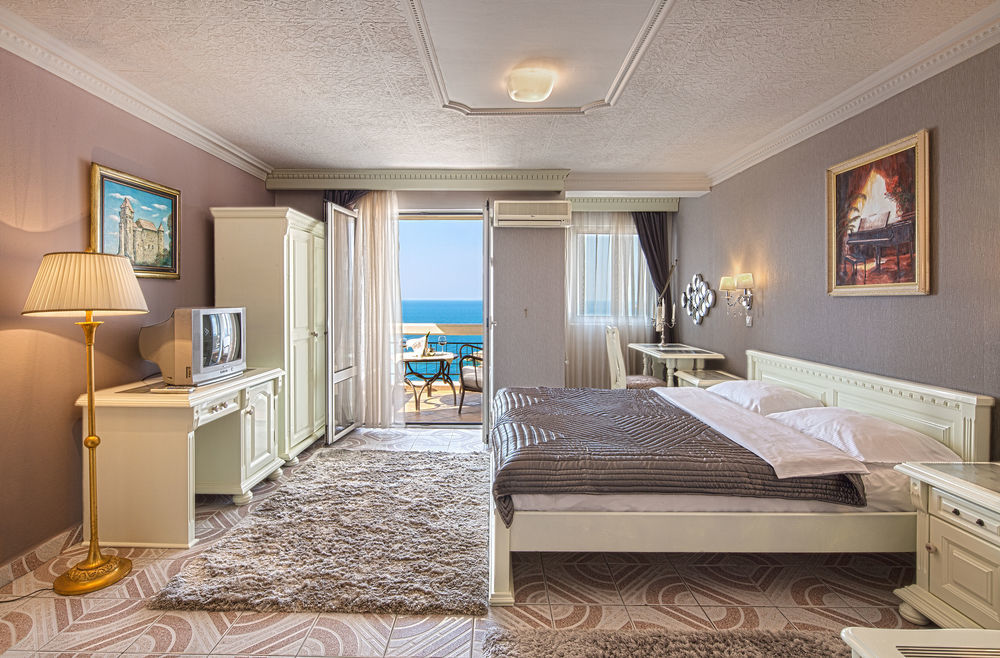 Hotel Adrovic Sveti Stefan Bagian luar foto